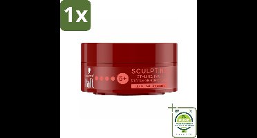 1 x Taft - Sculpting Styling Paste - Hold 5+ - Flexibele styling - 75 ml - Stylingpasta - Haarstyling - Taft - Flexibele Hold - Matte Finish