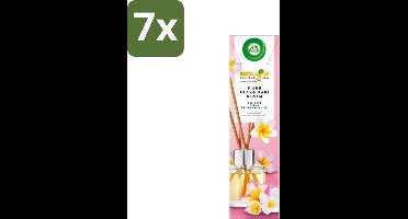 Air Wick - Geurstokjes - Delicate Frangipani Bloemen - Essentiële Oliën - 40 ml - Bulkverpakking - 7 stuks