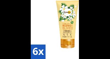 6 x Lovea – Handcrème – Tahiti Monoï – Hydraterend – 75 ml - Handcrème - Handen Verzorgen - Droge Handen - Monoï Geur - Natuurlijke Handcrème