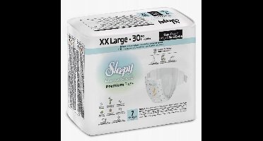 Sleepy Bio Natural Premium Plus Baby Luiers - Maat 7XXL (20-30 Kg) - 30 Luiers