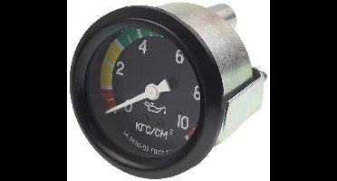 oliedrukmeter tot 10 bar - drukmeter - oliedrukindicator - oliedrukklokje