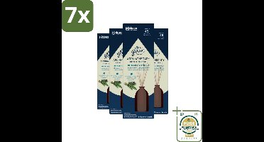 7 x Glade - Geurstokjes Verfrissende Energie - Aromatherapie Geurverspreiding - 80 ml - Grootverpakking - Aromatherapie - Geurstokjes - Energie - Geurverspreiding - Marokkaanse Rozemarijn