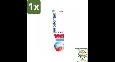 1 x Parodontax – Tandpasta – Active Repair Fresh Mint – 75 ml- Tandvlees Herstellen - Bloedend Tandvlees - Tandplak Verwijderen - Gezwollen Tandvlees - Ontstoken Tandvlees