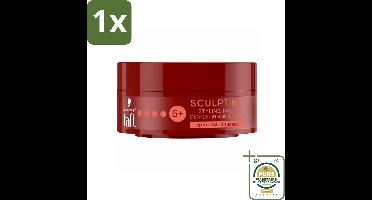 1 x Taft - Sculpting Styling Paste - Hold 5+ - Flexibele styling - 75 ml- Flexibele Styling - Styling Paste - Matte Finish - Vegan Styling - Haarspray