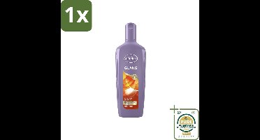 1 x Andrélon - Glans - Shampoo - 300 ml- Glans Shampoo - Natuurlijke Glans - Zomertarwe Shampoo - Honing Shampoo - Haar Verzorging