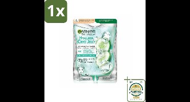 1 x Garnier - SkinActive - Cryo Jelly Gezichtsmasker - Anti-Vermoeidheid - Hyaluronzuur - 1 Gezichtsmasker- Gezichtsvermoeidheid - Verkoelend Masker - Hyaluronzuur Masker - Huidvermoeidheid - Huidverfrissing