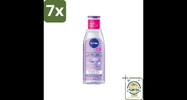 7 x NIVEA - Micellair Water - Gevoelige Huid - Anti-Restant - Verwijdert Waterbestendige Make-up - 200 ml - Grootverpakking - Gevoelige Huid - Micellair Water - Make-up Remover - Anti-residu - Reiniging