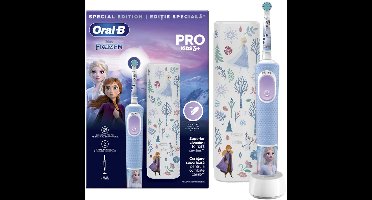 Oral-B Vitality Pro D103 Kids Frozen - Elektrische Kindertandenborstel - 7600 bewegingen - 2 poetsmodi - Reiskoffer