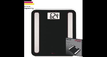 Beurer BF 183 Limited Edition 25 Personenweegschaal digitaal - Lichaamsanalyse – Zwart – XL-display – BMI, visceraal vet & metabolische leeftijd – 10 Gebruikersprofielen – 180 kg draagvermogen - 5 Jaar Garantie