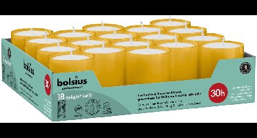Bolsius Horeca Relight Navullingen 64/52 Amber (18 stuks)
