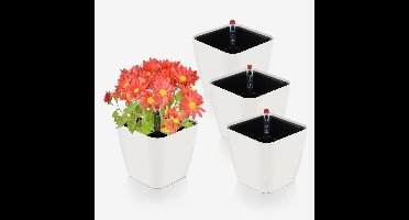 Stunq® Zelfwatergevende Plantenpotten met Waterniveau Indicator in Elegant Design voor Thuis en Kantoor