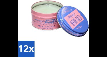12 x Murray's - Hair-Glo - Pomade - Klassieke Look - Verzorgende Glans - 85 ml - Haarglans - Pomade - Haarverzorging - Klassieke Look - Retro Haar