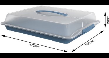 Rotho John Partybutler Serveertray Large Horizon Blauw