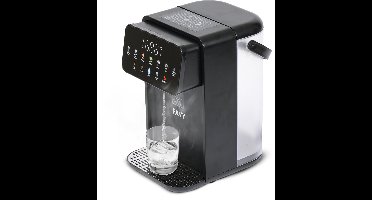 Favy Pro Heetwaterdispenser – Instant Waterkoker – 3.5L – 7 temperatuurstanden (40–100°C) – 8 sneltoetsen (150–500 ml) + handmatig instelbaar – Heetwatertap – Zwart