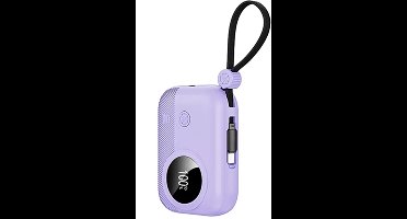 ATouch - Powerbank Volt2Go - Kids Powerbank - 10000 mAh - Snellader - Uniek Design - Ingebouwde USB-C - Voor Smartphones, Tablets & Gadgets - Paars