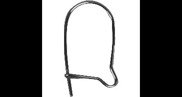 Oorbellen,  15 mm, verzilverd, SP, 200 stuks