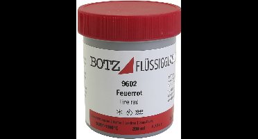 Glazuur voor klei, rood, 200 ml/ 1 Doosje