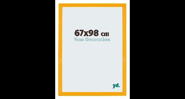 Your Decoration - Puzzellijst 67x98 cm - Geel - Puzzellijst 1500-2000 stukjes - MDF Fotolijst - Mura