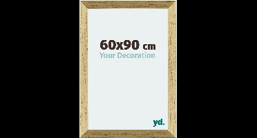 Your Decoration - Puzzellijst 60x90 cm - Goud Glans - Puzzellijst 1500-2000 stukjes - MDF Fotolijst - Mura