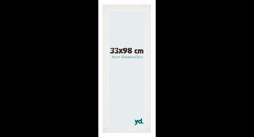 Your Decoration - Fotolijst 33x98 cm - MDF - Wit Geveegd - Mura