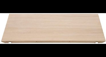 Set van 2 verlengstukken Cedro 50cm - witte eik - Actona - Kantoortafels - Wit; Bruin - Fineer; Hout - Kantoortafels -