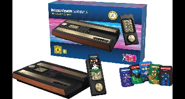 Intellivision Sprint - 45 Ingebouwde Games - 2 Draadloze Controllers