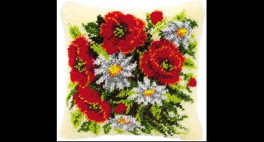 Vervaco - Knoopkussen kit - Bloemenboeket - PN-0014142 - Borduren - Borduurpakket - Borduurpakket volwassenen - Borduurpakket kind