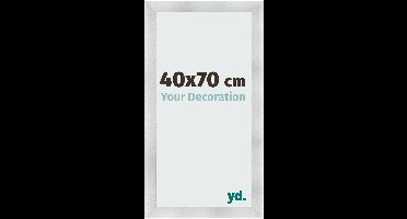 Your Decoration - Fotolijst 40x70 cm - MDF - Aluminium Geborsteld - Pisa