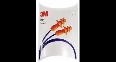 3M 1271 Herbruikbare Oordopjes met Koord - Gehoorbescherming