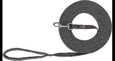 Trixie Fusion Sleeplijn met rubber bekleed Grafiet 5 m