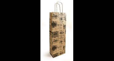 Wijnflestas 1 fles 140+80x390mm Bar a vin (50 stuks)