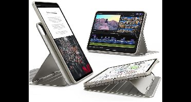 ESR Hoes Geschikt voor iPad Pro 11 (2024/2025) - Shift Book Case - Beschermhoes met Standaard - 9 Kijkhoeken - Sleep/Wake - Titanium