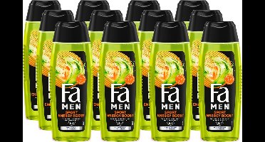 Fa Sport Energy Boost Douchegel 12x250ml - Voordeelverpakking