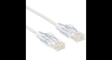 DeLOCK UTP dunne netwerkkabel wit - CAT6 - 1 meter