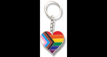 Sleutelhanger – Regenboog Hart (Pride Edition) – Acryl – 7 cm