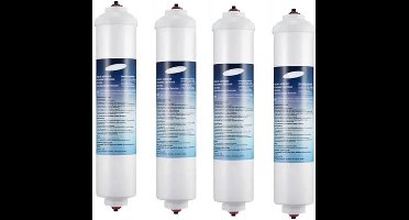 [Merknaam] Actieve Koolstof Filterreeks DA29-10105J Universele Koelkast Inline Waterfilter-4 Stuks、Met Kokosnootschalen Actieve Koolstofstaafjes