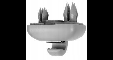 Universeel - Zonneklephaak / Houder - Donkergrijs - Voor AUDI A1, A3, A4, Q5 & SEAT Exeo - Vervanging