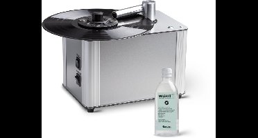 Pro-Ject VC-E2 Platenwasmachine – met Extra Platenspelermiddel – 500ml – Eenvoudig in gebruik – Platenreiniger – Voor alle platen – Zilver