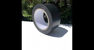 Zwarte Zelfklevende Waarschuwingstape 50mm x 33m - Veiligheid & Markering