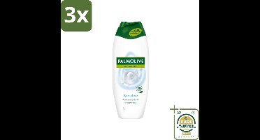 3 x Palmolive Naturals - Douchegel - Sensitive - Voor Gevoelige Huid - 500 ml - Grootverpakking - Douchegel Voor Gevoelige Huid - Melkproteïnen - Gevoelige Huid - Natuurlijke Huidverzorging - Dermatologisch Getest
