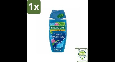 1 x Palmolive Douchegel Thermal Mineral Massage 250 ml - Douchegel - Zeezout - Aloë Vera - Exfoliëren - Hydrateren