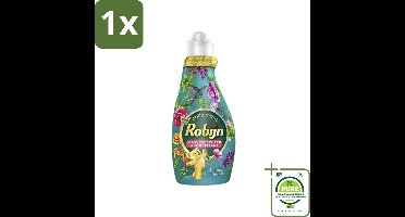 1 x Robijn Collections - Wasverzachter - Paradise Secret - 1,25L - 50 Wasbeurten - Wasverzachter - Wasparfum - Zijdezacht - Luxe Was - Botanische Wasverzachter