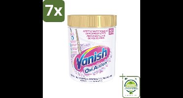 7 x Vanish Oxi Action - Vlekkenverwijderaar - Wasbooster - Zonder Bleek - Witte Was - 1 Kg - Grootverpakking - Vlekkenverwijderaar - Wasverbeteraar - Witwas - Vlekken Verwijderen - Witheid Herstellen