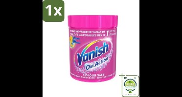 1 x Vanish Oxi Action - Veilige Kleur - Vlekkenverwijderaar Poeder - Zonder Bleek - Gekleurde Was - 550 Gram - Vlekkenverwijderaar - Kleurveilig - Waspoeder - Gekleurde Was - Vlekken Verwijderen
