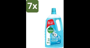 Dettol - Allesreiniger - Katoenfris - Perfecte Hygiëne - 2L - Bulkverpakking - 7 stuks