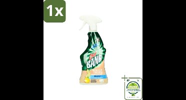 1 x Cillit Bang - Anti-Kalk - Schoonmaakspray - Natuurlijk Krachtig Tegen Kalkaanslag - 500 ml - Kalkverwijderaar - Kalkaanslag - Schoonmaakspray - Badkamerreiniger - Keukenreiniger