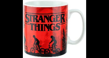 Paladone Stranger Things Xl-mok En Sticker Rood