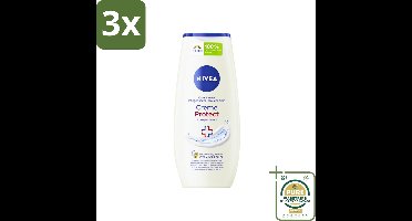3 x Nivea - Douchegel - Crème Protect & Dexpantenol - Unieke Nivea Crème Geur - 250 ml - Grootverpakking - Douchegel - Crème Protect - Dexpanthenol - Vitamine C - Vitamine E