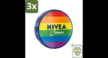 3 x Nivea - Crème #BeYou - Beschermt & Verzorgt - 150 ml (Special Edition) - Grootverpakking - Nivea Crème - Crème Voor Huid - Hydratatie - Huidverzorging - Crème Voor Gezicht
