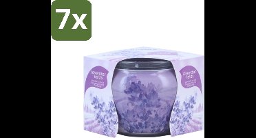 At Home - Scents - Geurkaars - Lavender - 70 g - Bulkverpakking - 7 stuks